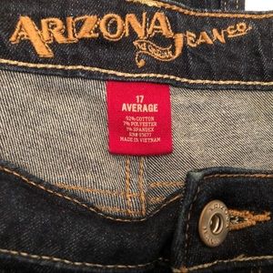 Arizona Jean Co Juniors Blue Skinny Jeans Size 17